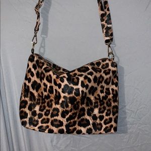 Medium Cheetah Print Crossbody